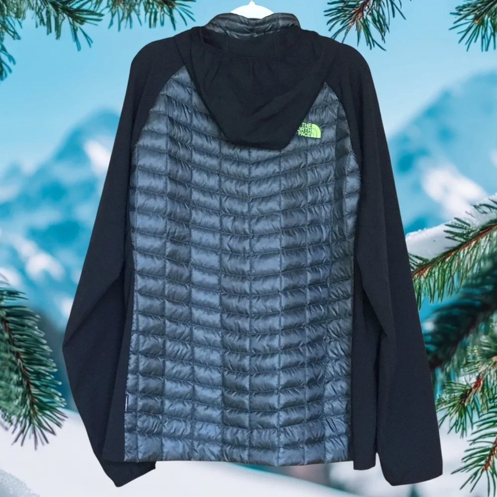 The North Face Thermoball Hybrid Hooded Quilted Puffer Jacket